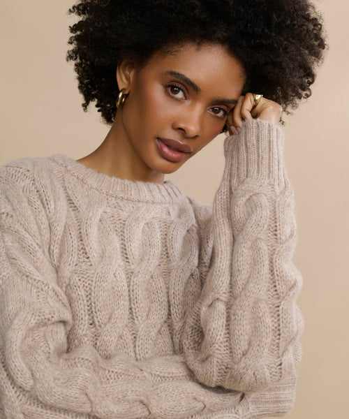 Cable Serena Crewneck