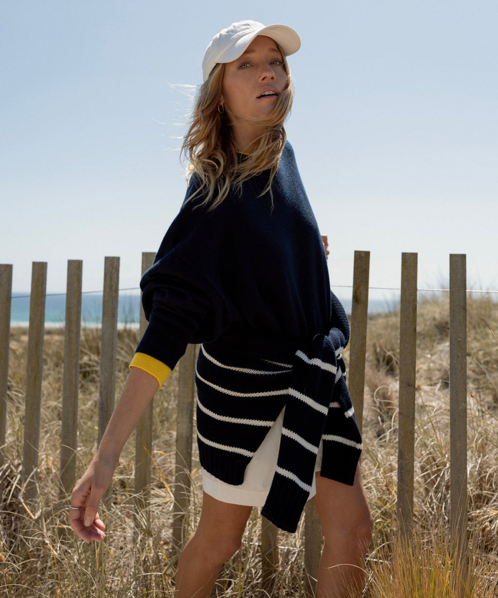Cashmere Marina Crewneck