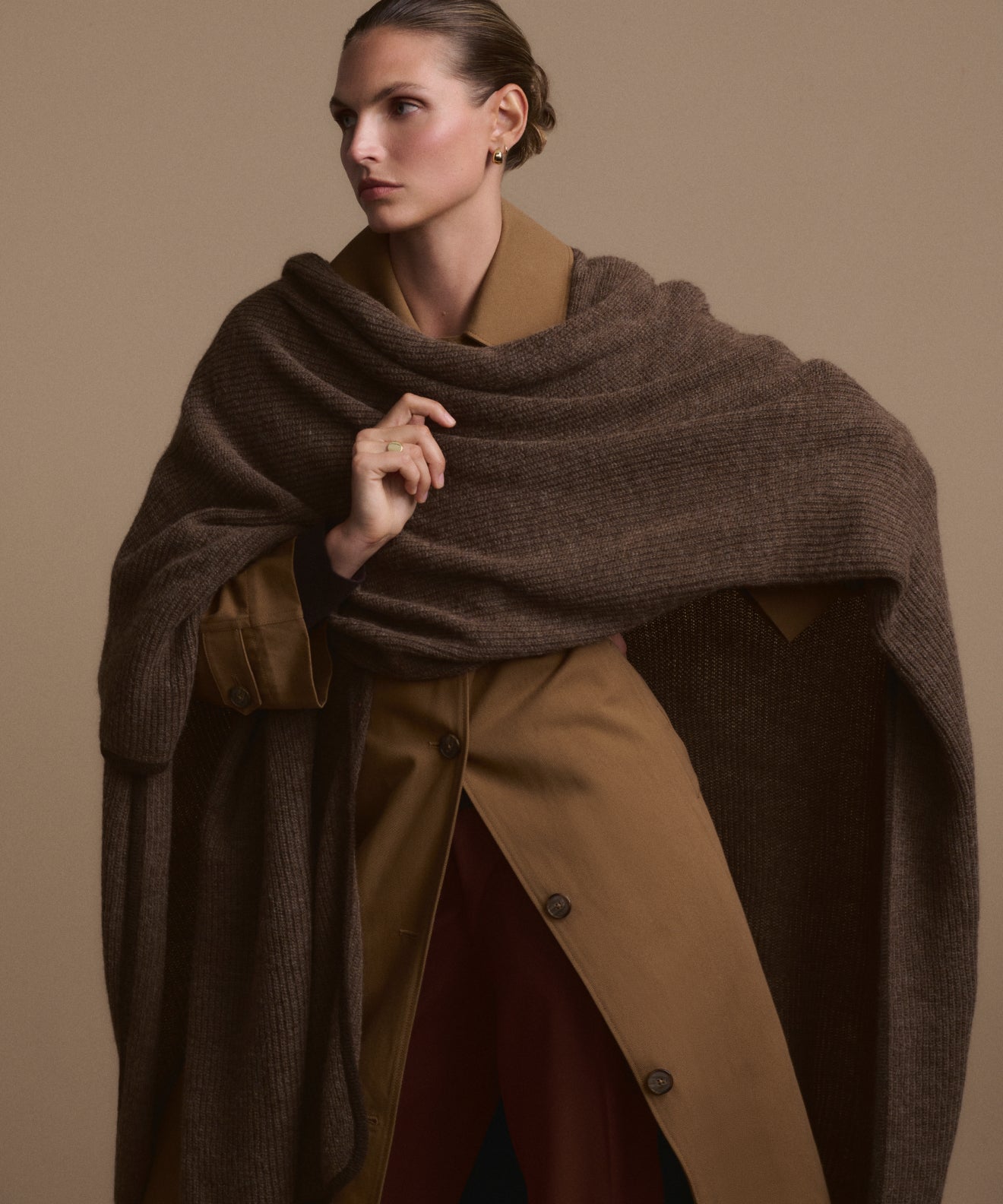 Fisherman Blanket Shawl
