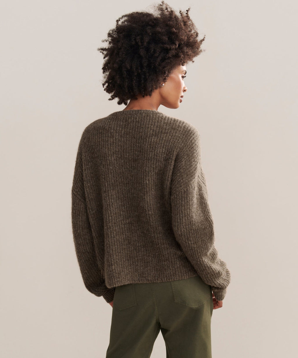 Hayes Crewneck Cardigan